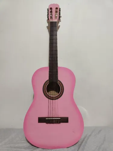 Violão rosa infantil