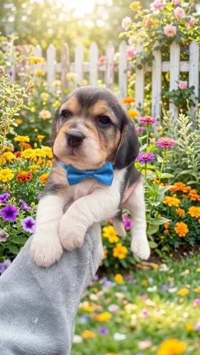 Filhote de beagle macho lindo 