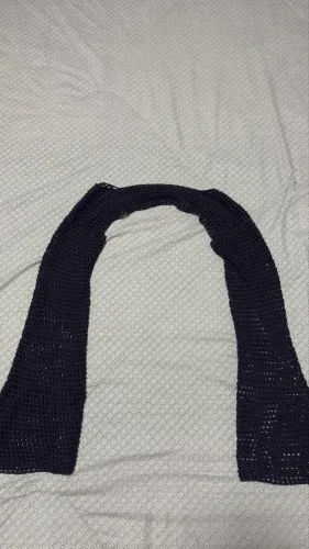 Sobreposição Tricot Preto