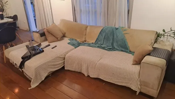 Sofá modular com chaise