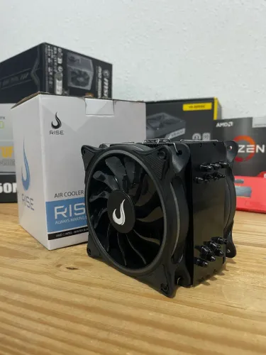 Aircooler RiseMode Winter Black ARGB - Aceito cartão e Entrego