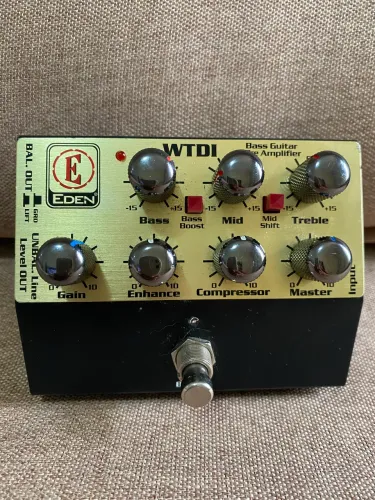 PEDAL PREAMP EDEN WTDI PARA CONTRABAIXO - ESTADO DE NOVO