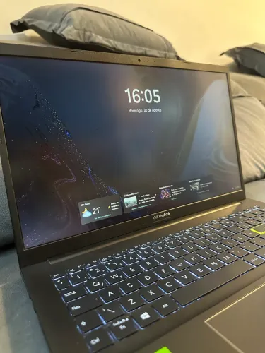 Notebook ASUS Vivobook 15 Intel i7 11ª - 16GB Ram - Placa de vídeo GeForce