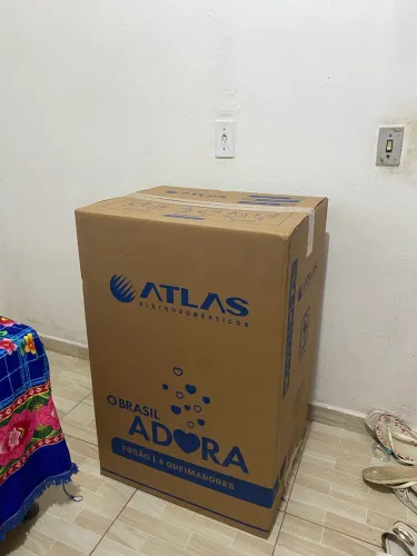 Fogão 4 bocas Atlas NOVO LACRADO