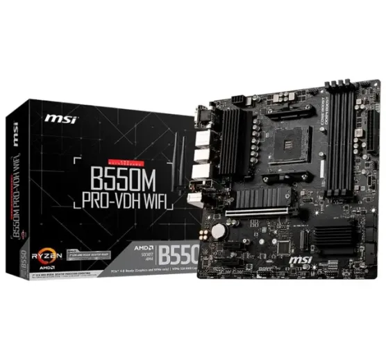 Placa mãe B550M MSI VDH WIFI (NF/GARANTIA)