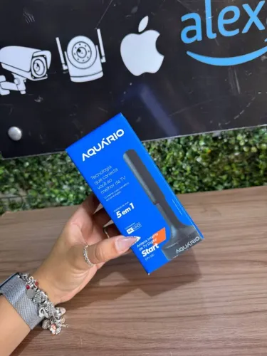 Antena Interna para TV Digital UHD 4K 5 em 1 - AQUÁRIO