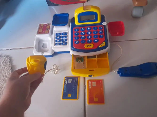 Brinquedo Caixa Registradora Infantil 