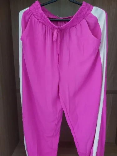 Conjunto crepe calca e blusa