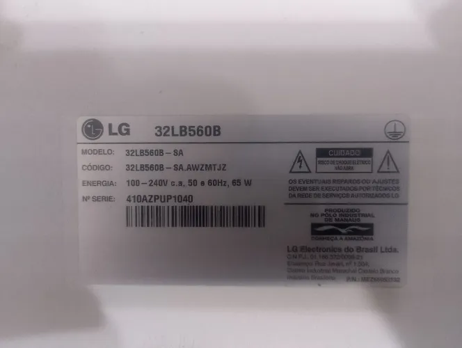 Tv 32 polegadas LG kit reparo