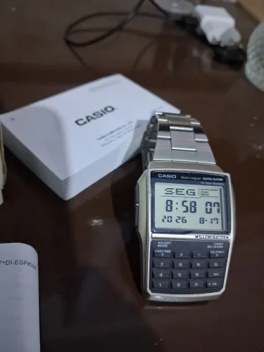 Relógio casio data bank
