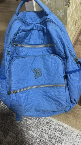 Bolsa azul escolar