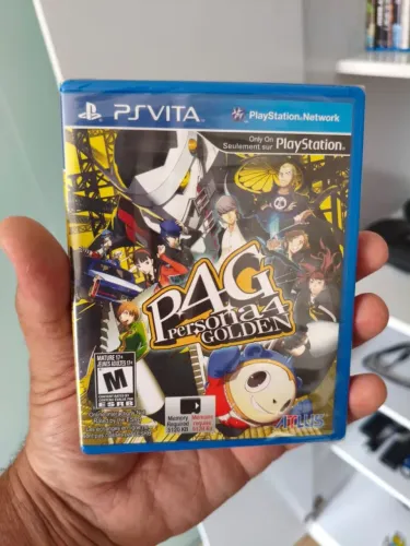 PERSONA 4 GOLDEN DE PSVITA NOVO E LACRADO DE FÁBRICA - AMERICANO