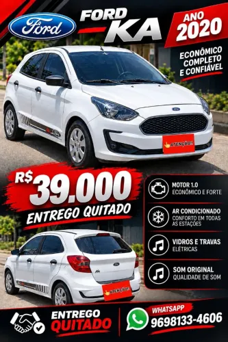 Ford KA 1.0 S Tivct Flex 5P 2020