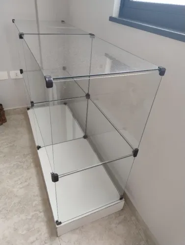 Balcão de vidro