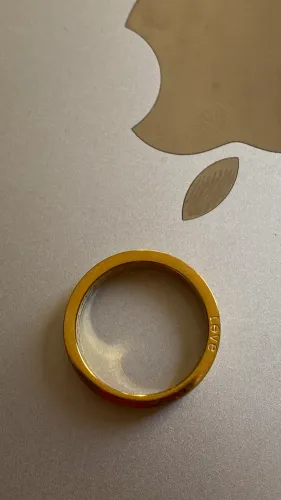 Anel Cartier love gold