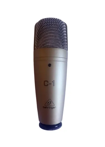 Microfone Behringer Profissional C1 Cardióide Condensador Dourado C-1