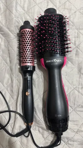 Escova sacado e escova modeladora