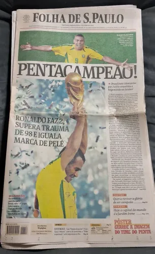 Folha de São Paulo - ed. do Penta 2002