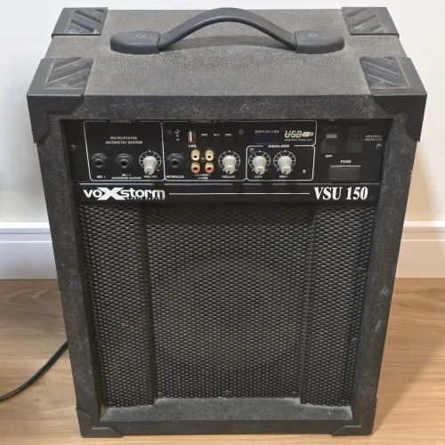 Caixa amplificada Vox Storm VSU150 Guitarra Microfone com USB