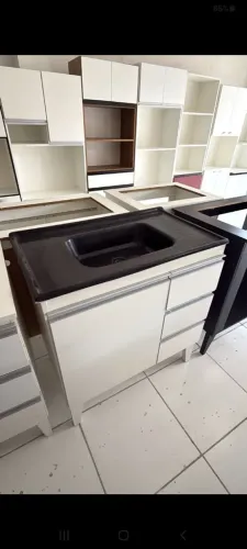 Pia em granito sintético de 85 CM