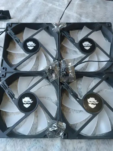 Kit 4 Fans Gamer RGB 120mm - Ventoinhas Gamer