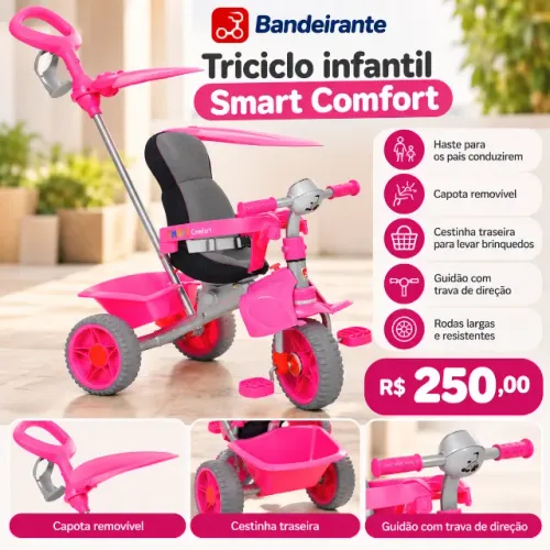 Triciclo Infantil Bandeirante