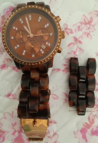 Relógio Michael Kors feminino tartaruga