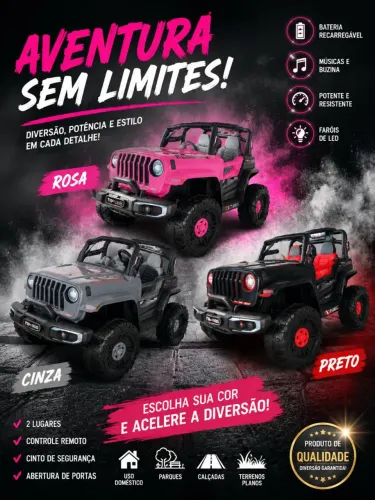 Carrinhos elétricos infantil