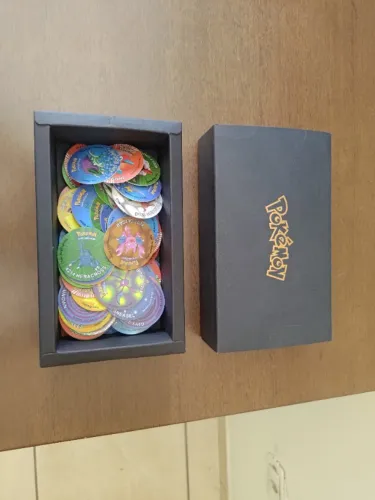 Kit Coleção 100 Tazos Pokémon 2 Geração