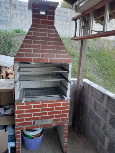 churrasqueira pre moldada 75 cm sem uso