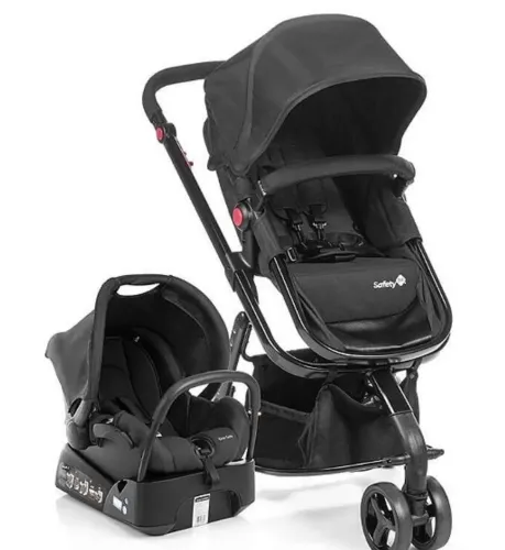 Carinho de bebê e bebê conforto