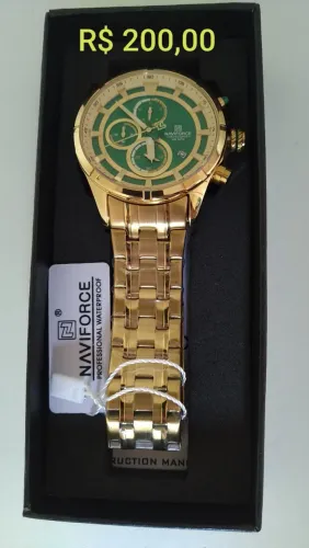 Relógio Naviforce de Luxo - Elegância, Qualidade e Sofisticação!