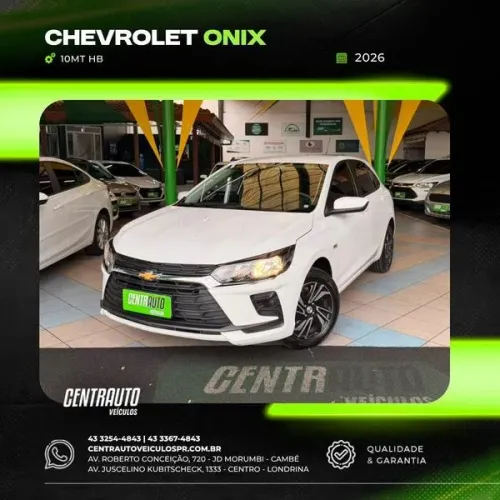 Chevrolet Onix HATCH 1.0 12V TB 5P MEC. 2026
