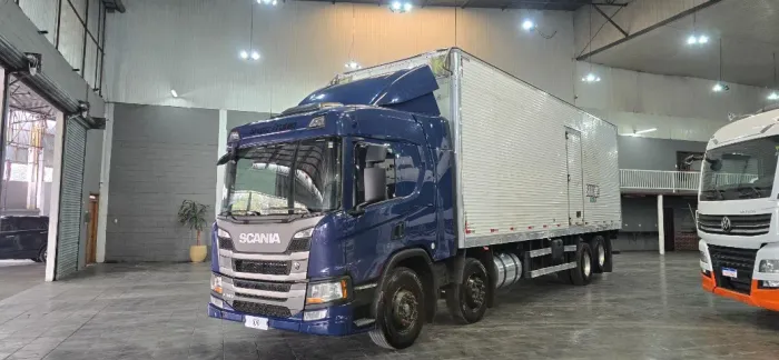 Scania P360 Bi Truck Highline Bau Seco 10 Metros Ano 2021