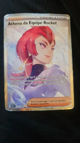 carta pokemon athena da equipe rocket