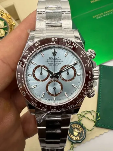 RELOGIO Rolex Cosmograph Daytona 40mm Edição Platina SUPER C CLEAN FACTORY 10X SEM JUROS