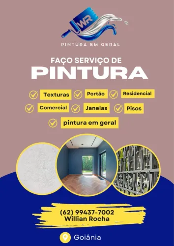 Prestação de serviço doméstico, pintura em geral