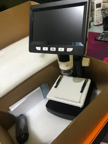 Microscópio eletrônico com tela LCD reparo telefone