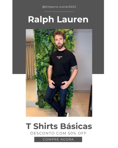 T Shirts Ralph Lauren Bordado, Importada
