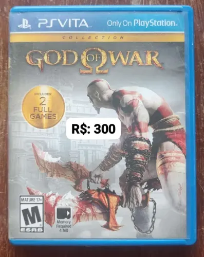 God Of War Collection = R$: 300
