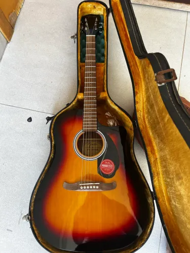 Violão Fender FA-Series Sunburst NOVO + Case Rígido | Impecável