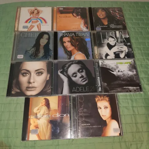 Lote 11 cds divas pop