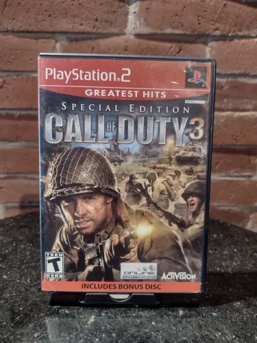 Jogo original PS2 Game Call Of Duty 3 PS3 PS4 PS5