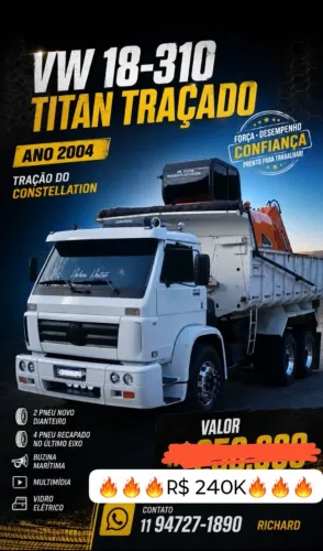 VW 18.310 Titan - Traçado