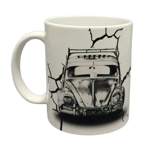 Caneca cerâmica Volkswagen Fusca<br>