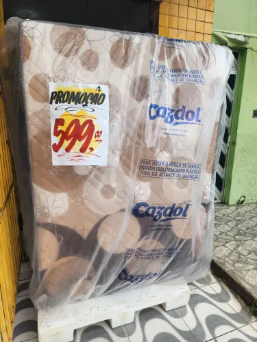Cama NOVA cama box casal apenas R$ 599 a vista
