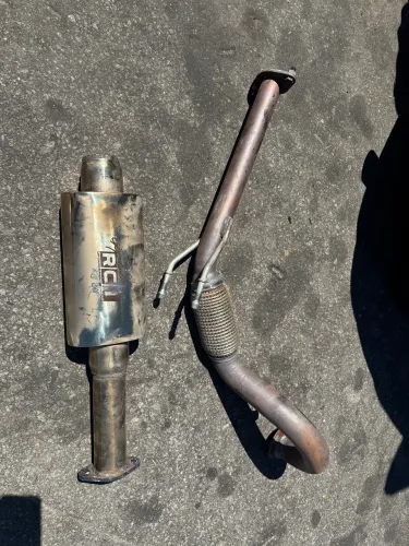 VENDO PARA POLO TSI - DOWNPIPE INOX E ABAFADOR INTERMEDIÁRIO INOX, EM EXCELENTE ESTADO 