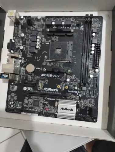 Placa AB350M HDV socket Am4 (COM DEFEITO)