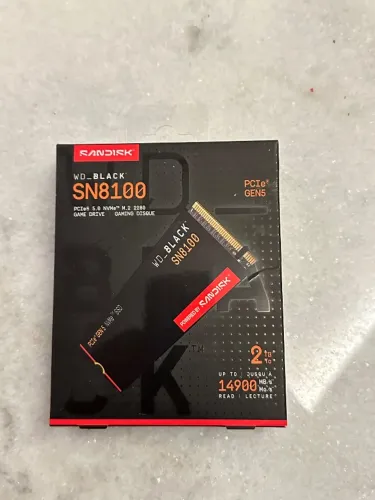 SSD SanDisk WD Black SN8100 2TB PCIe Gen5 (Lacrado)