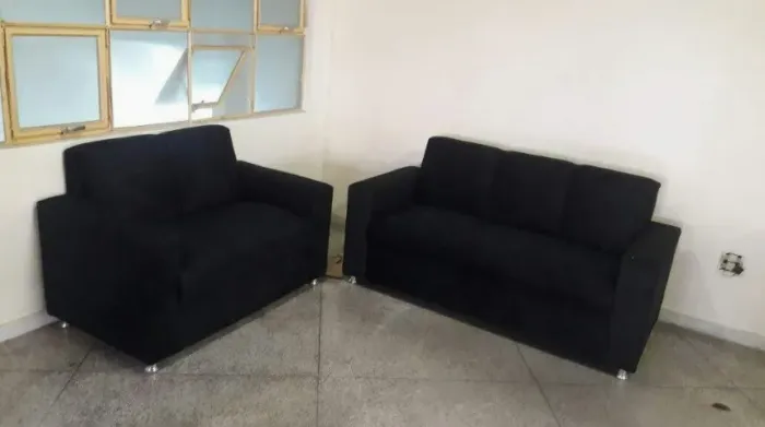 Sofá 2 e tres lugares Suede de qualidade D33 De alta qualidade Confortável Promoção